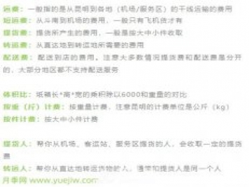國(guó)內(nèi)70%的鮮切花來(lái)自云南，來(lái)看看物流費(fèi)用知識(shí)