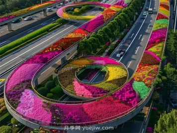 杭州高架月季美到難以置信，是AI所為？