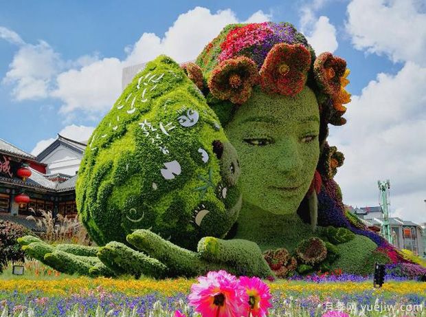 共生共融，百組立體花壇景觀(guān)驚艷亮相昆明COP15(圖1)