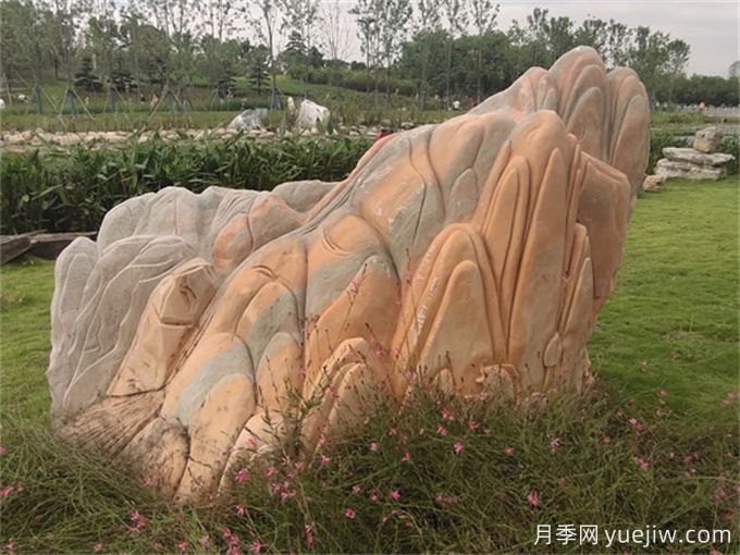 晚霞紅景觀(guān)石的用途(圖1)